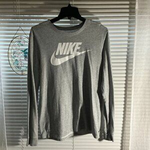 Grey Nike dry-fit long sleeve